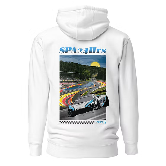 Reece Barr Racing SPA 24 HRS 2025 Hoodie - White image 0