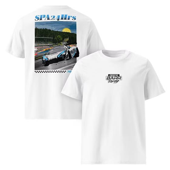 Reece Barr Racing SPA 24hrs Organic Cotton T-Shirt image 1