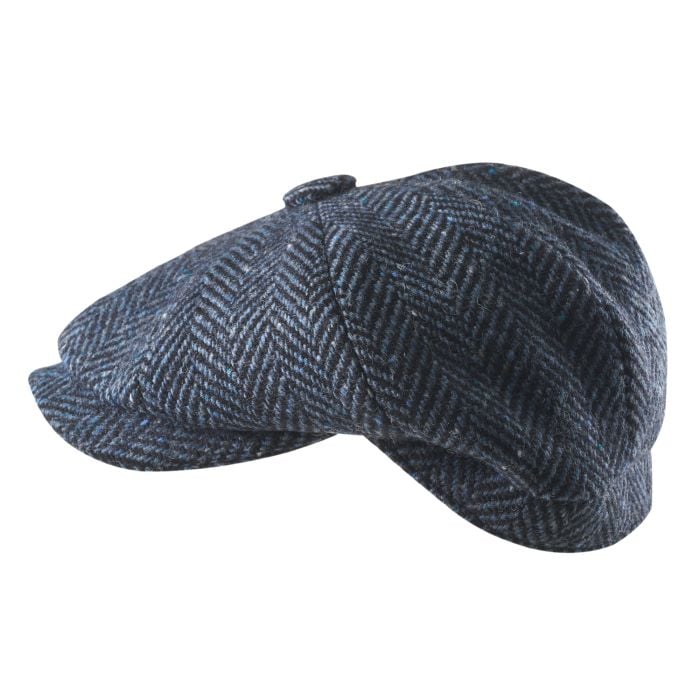 Cordings Donegal Tweed Flat Cap