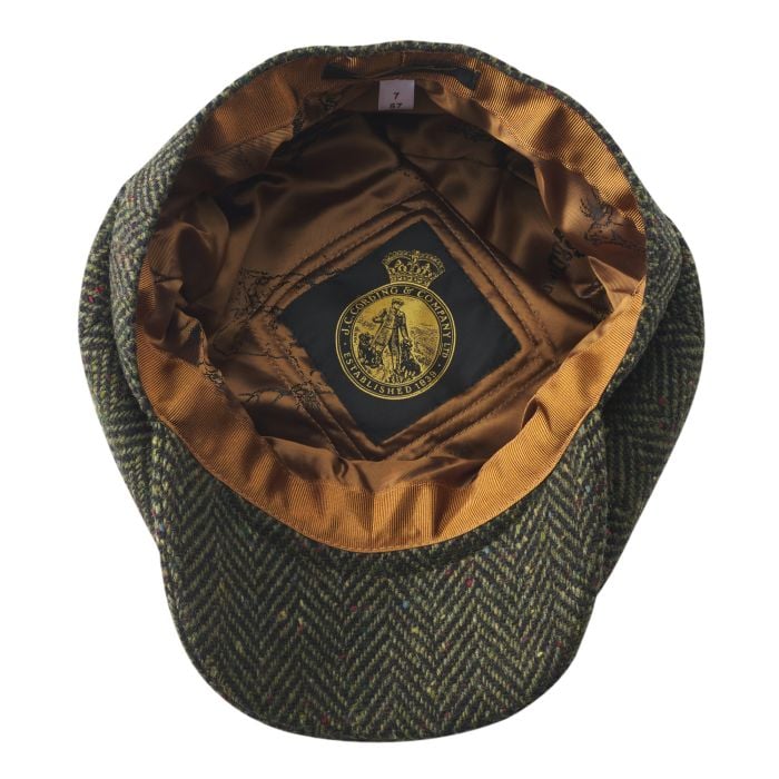 Cordings Donegal Tweed Flat Cap