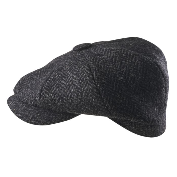 Cordings Donegal Tweed Flat Cap