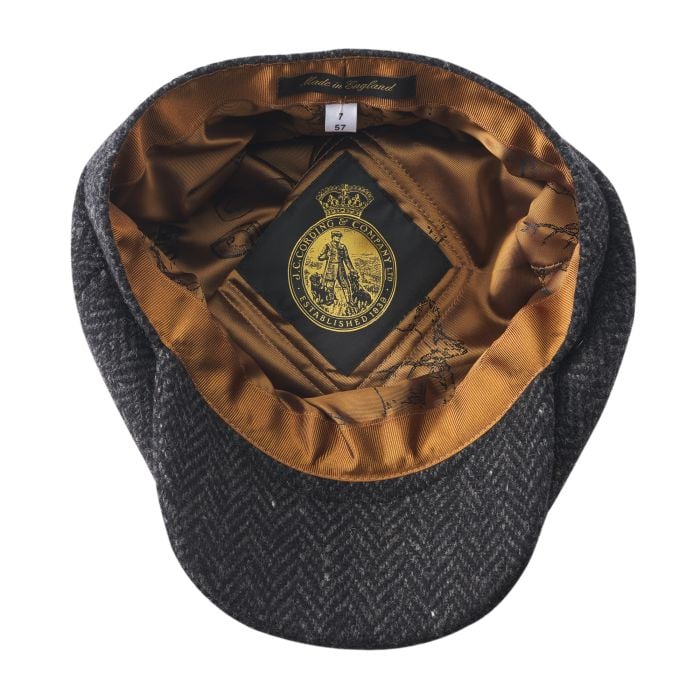 Cordings Donegal Tweed Flat Cap