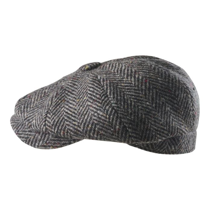 Cordings Donegal Tweed Flat Cap
